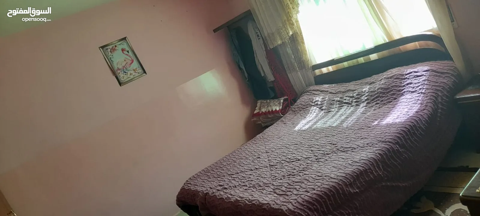 غرفه نوم مزدوجة كامله خشب ثقيل للبيع بسعر مغري