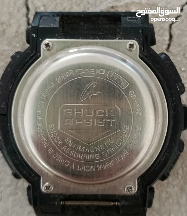 ساعة g-shock اصلية بحاجة إلى يستك فقط