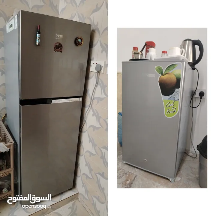 2 refrigerator & washing machine