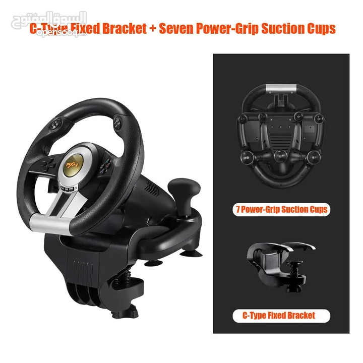 PXN V3II PC Gaming Steering Wheel ستيرنغ عجل قيادة