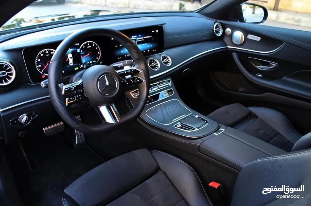 بحال الوكالة A+ عداد 23 الف كم ‏ E200 Coupe Mild Hybrid Night Package ‏AMG KIT داخلي وخارجي