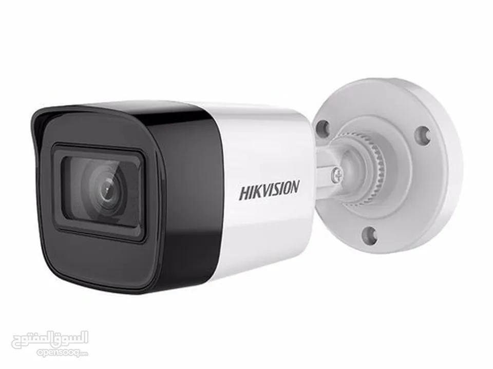 كاميرات مراقبة 2 ميجا بكسل ملون 24 ساعة 4 كاميرات مكفولة 2 سنة HIKVISION 2MP Colorful Bullet Camera