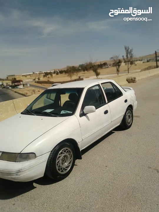 كيا سيفيا 1994 بحاله جيده جدا وكل شيء واضح بالاعلان والصور