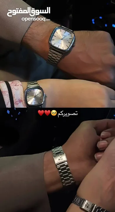 طقم ساعات كاسيو كابلز فخمة درجه اولى مع امكانية النحت على الطقم بالاسم حسب الطلب