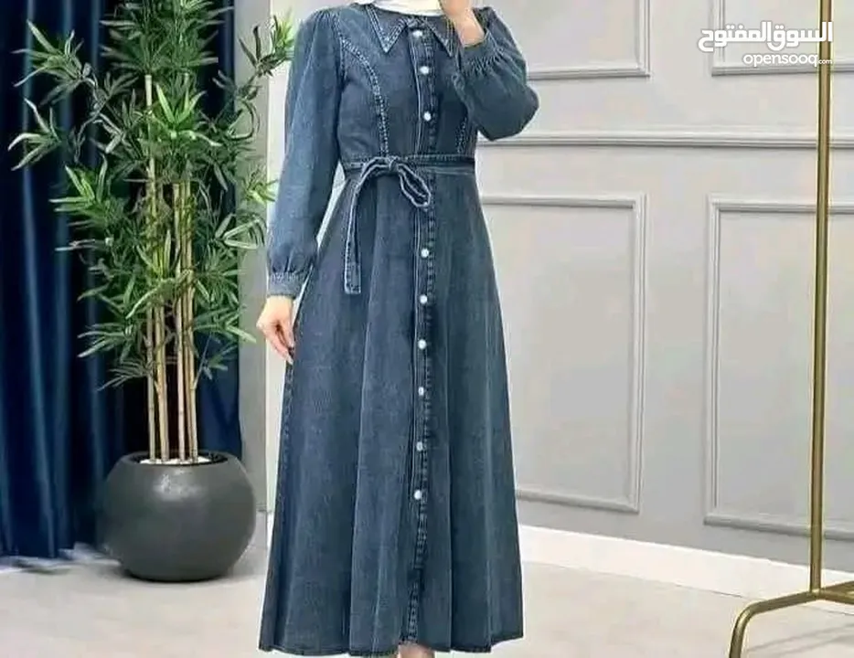 فستان جينز صيفي
