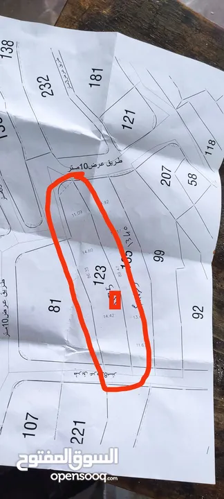 ارض بمساحة دونم