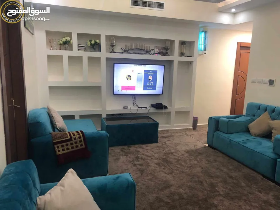 شقة أرضية فاخرة للبيع في تلاع العلي - خلف مستشفى تلاع العلي 175م مع ترسات 120م تشطيب سوبر ديلوكس