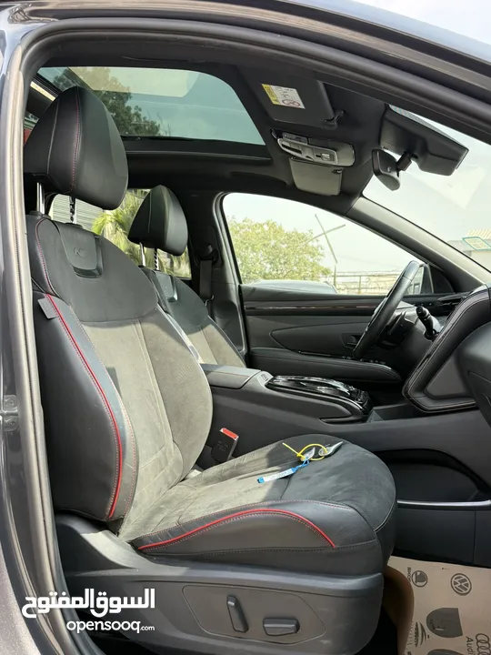 هونداي توسان NLine ترخيص 2022 محرك 1600 هايبرد plug in/يقطع على الشحنه 65 كيلو متر 271 حصان