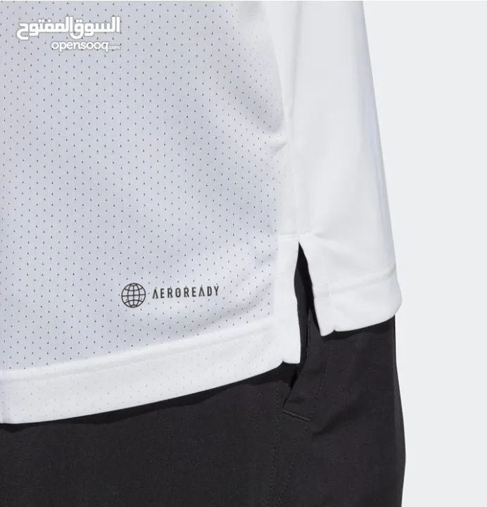 White T-shirt Adidas (polo) تيشيرت أبيض أديداس أصلي
