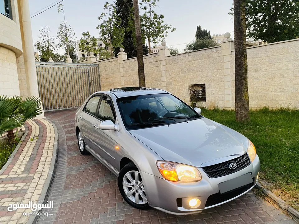 كيا سيراتو 2008 فل اضافات فل اوتماتك  ترخيص وتأمين جديد  السيارة بحالة ممتازة الله يبارك لصاحب ..