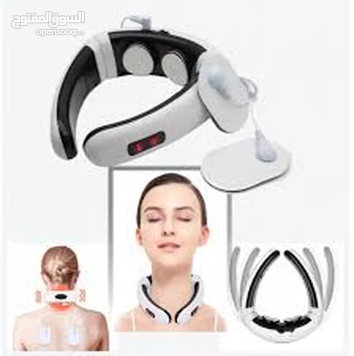 جهاز مساج الرقبه3D المساج الرقبة و الجسم بالنبضات كهرباء تحفيز الاعصاب بالذبذبات تدليك العضلات لسعات