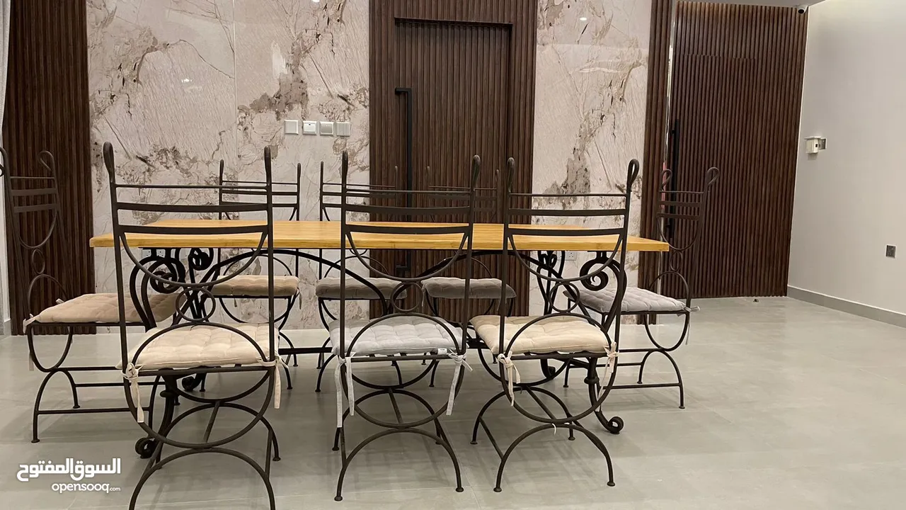 Dining table for 8 people