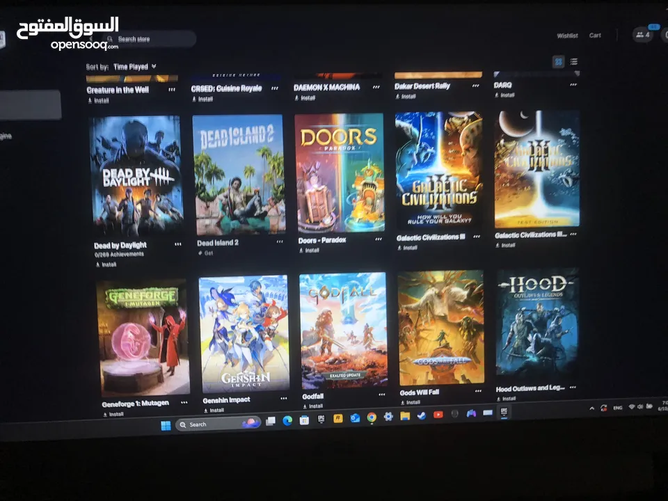 حساب ايبك قيمز وحساب فورت نايت سيزون ثالث وطور الزومبي  للبيع بسعر مرتب
