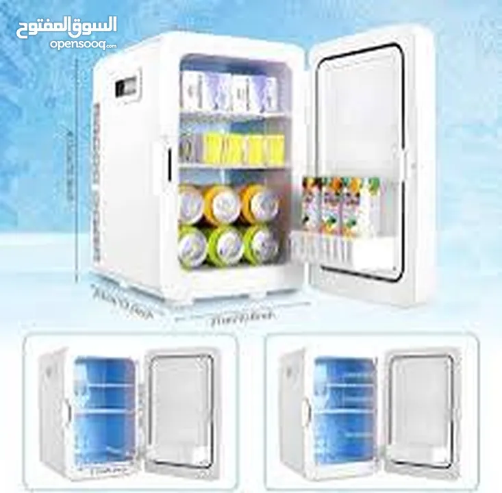 ثلاجه بيبي متنقل داخل المنزل و السياره  حافظه تبريد  هوائيه بواسطة مروحه داخليه لحفظ الادويه و مكياج