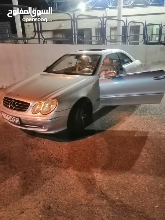 مرسيدس  clk200 2004 فحص كامل قابله للبدل على سياره 4 ابواب