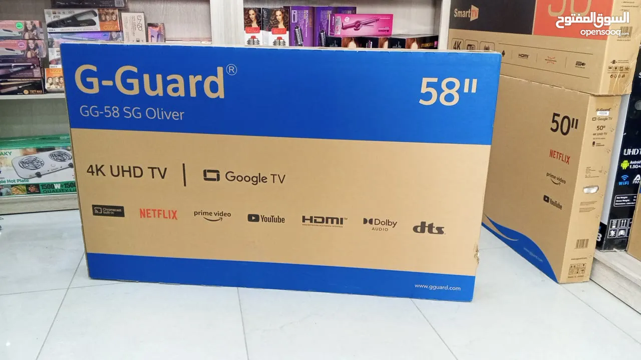 شاشة جيجارد 65  انش سمارت 4k جوجل  حرق حرق درويش علي الكفالة دور