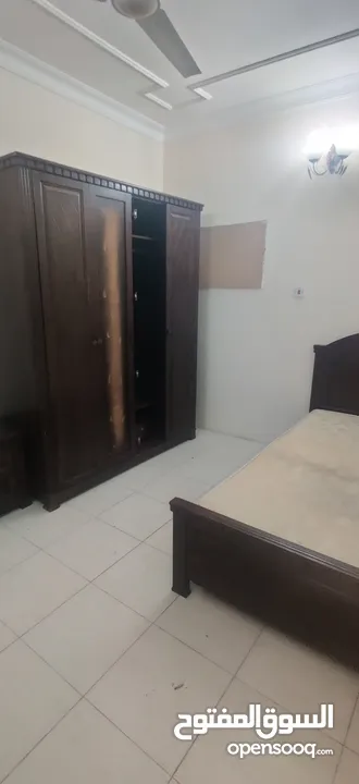 fully furnished room in a 3 BHK flat with ewa near Ramez with ewa 100 bhd  shared bathroom