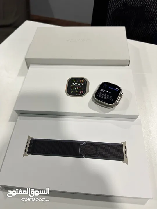 Apple Smart Watch Ultra 2, 49mm Titanium Blue Alpine Loop S Arabic