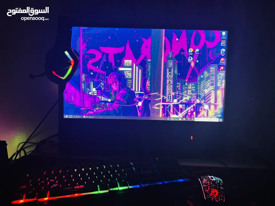 كمبيوتر جيمنج كامل مع كل اغراضو