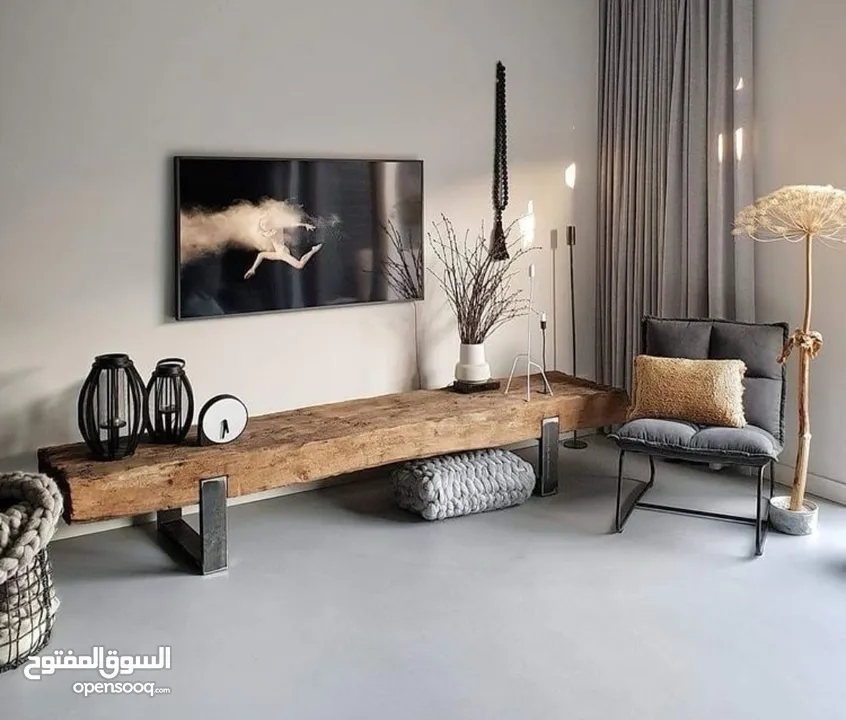 اثاث فاخر بالخشب الطبيعي