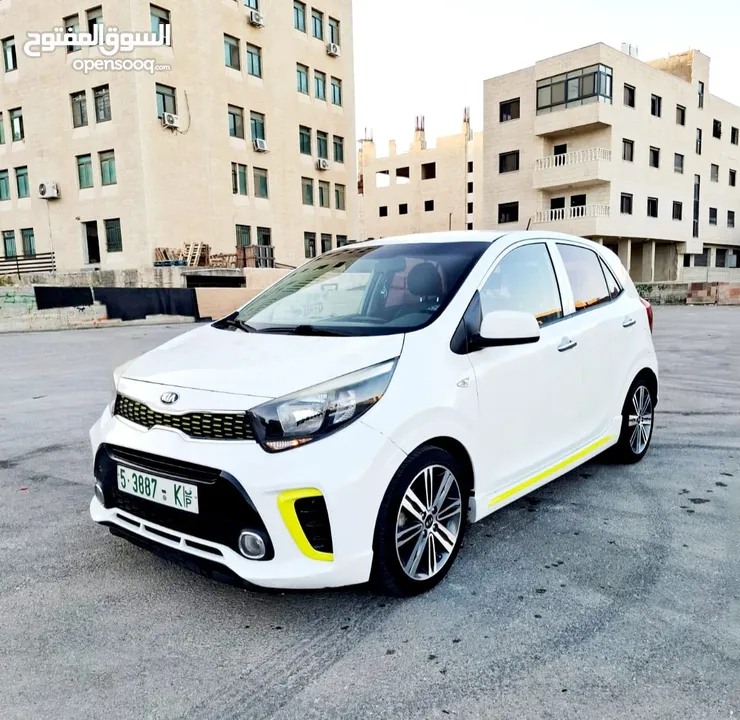 كيا مورنينج 2018 GT LINE فل اضافات
