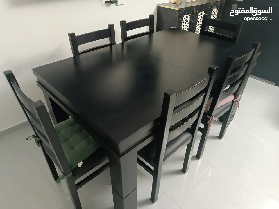 طاولة سفرة خشب زان