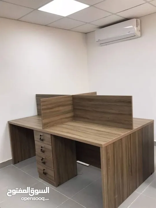 بارتيشن موظفين / ورك ستيشن رباعي  سداسي ثماني حسب الطلب من المصنع مباشرة