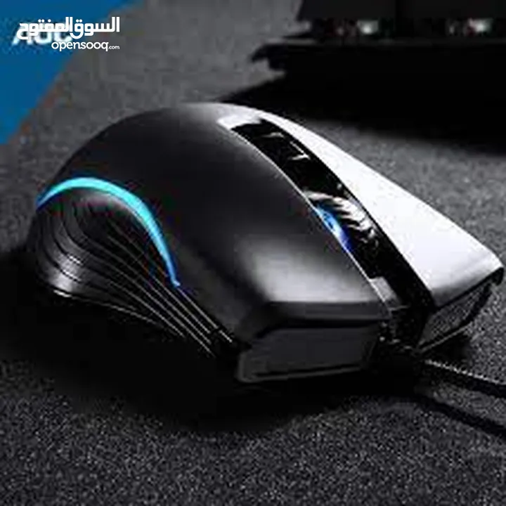 ماوس جيمنج mouse AOC GM100 GAMING MOUSE من اه او سي    2400 دب اي 