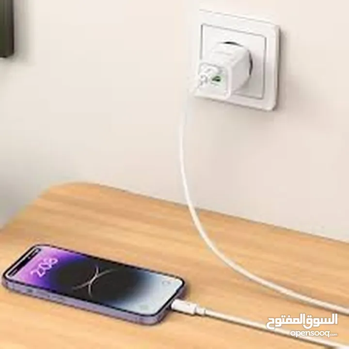 Hoco pd 30w mini charger  شاحن هوكو الاصلي بجودة عالية/////   متوفر للايفون و السامسونج بقوة 30 واط