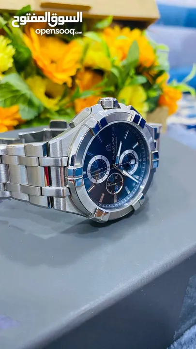 #Maurice_Lacroix SWISS MADE   موريس لاكروا.. البراند السويسري الفاخر حجم 44 كرونو قراف