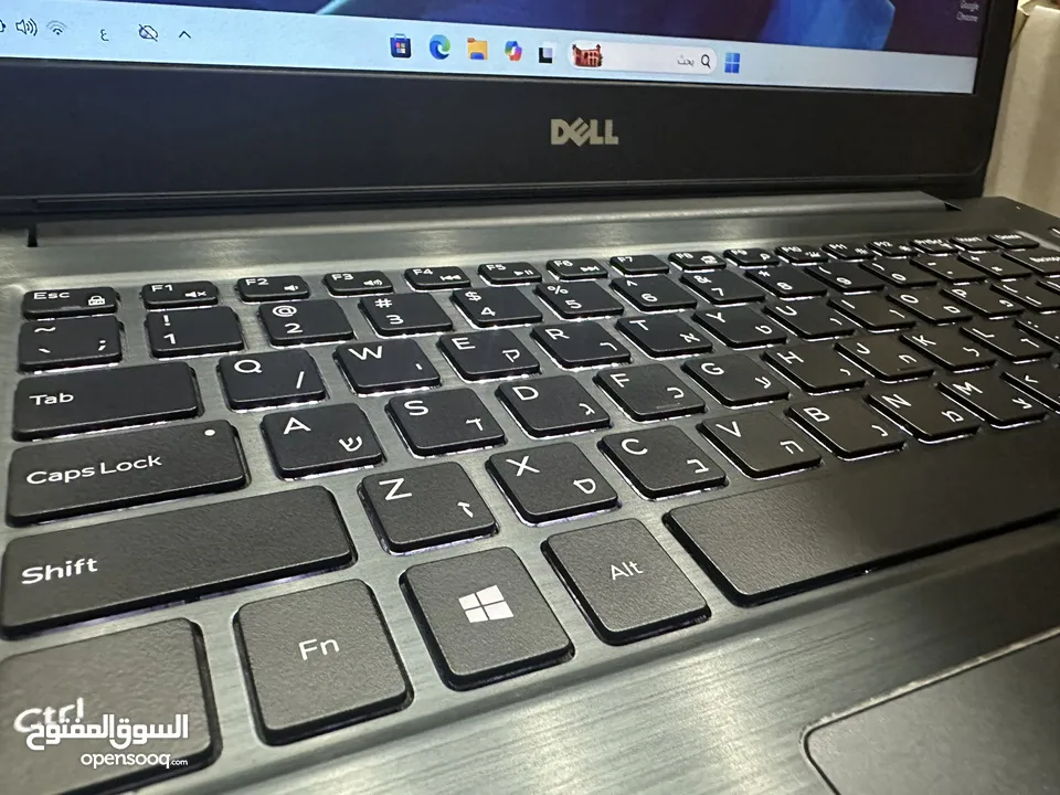 لابتوب dell i5 بودي معدني كيبورد مضيء سعرر حررق
