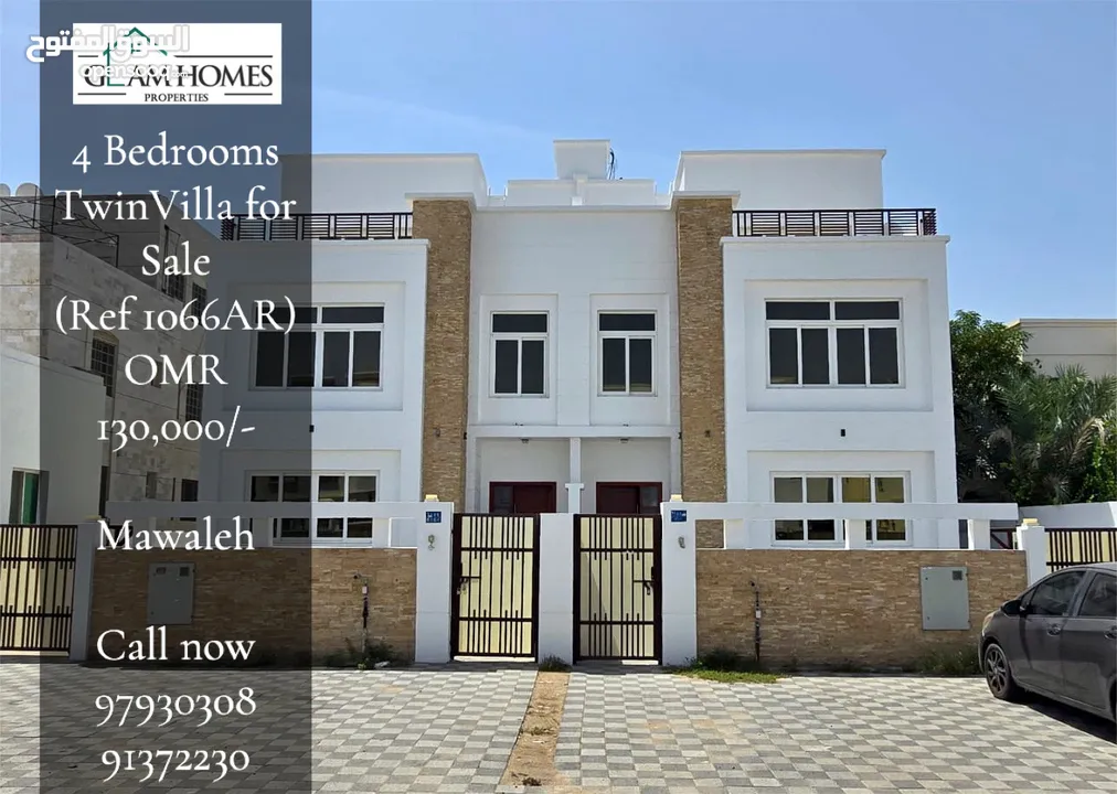 4 Bedrooms Villa for Sale in Mawaleh REF:1066AR