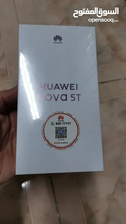 هاتف جديد بالكرتون New HUAWEI nova 5T