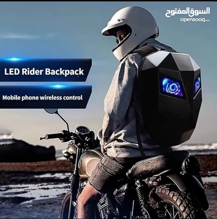 Motorcycle Led Riding Backpack