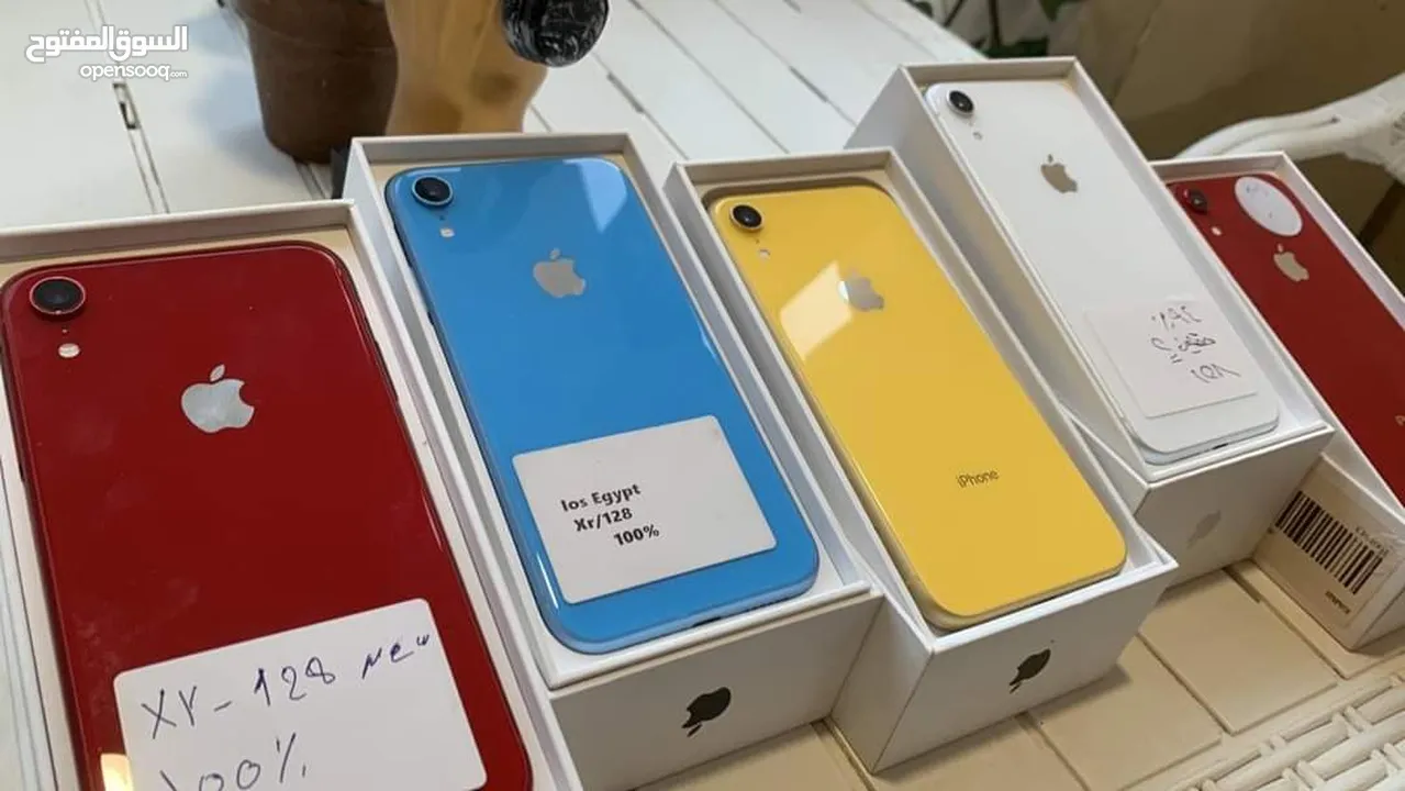 متوفر ايفونات XR الاصلي جيجا 64 و 128 بطاريات مشكل هدية كفر ولزقة وشاحن الاصلي متوفر توصيل