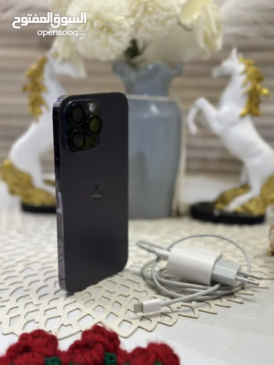 iPhone 14 Pro Max  256g بطارية 87  مش مفتوح ولا مصلح نموذج M اصل جديد مش مجدد بسعر حرق 2300