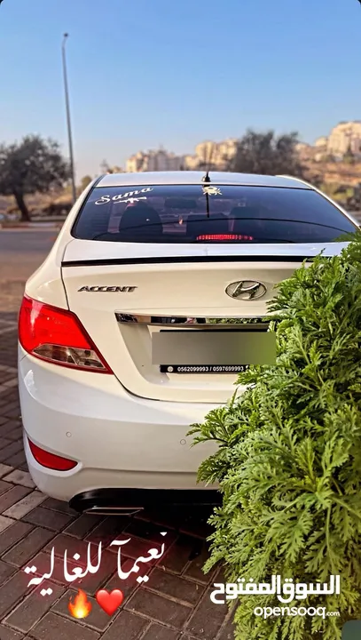 هونداي أكسنت  إيد أولى عداد قليل السيارة مش ناقصها برغي الله يطرح البركة لصاحب النصيب