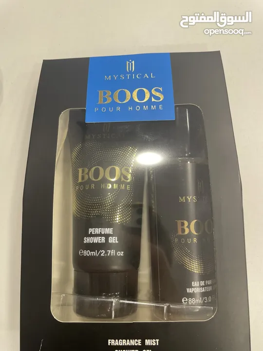 سيت قطعتين شاور جل شعر وعطر BOOS