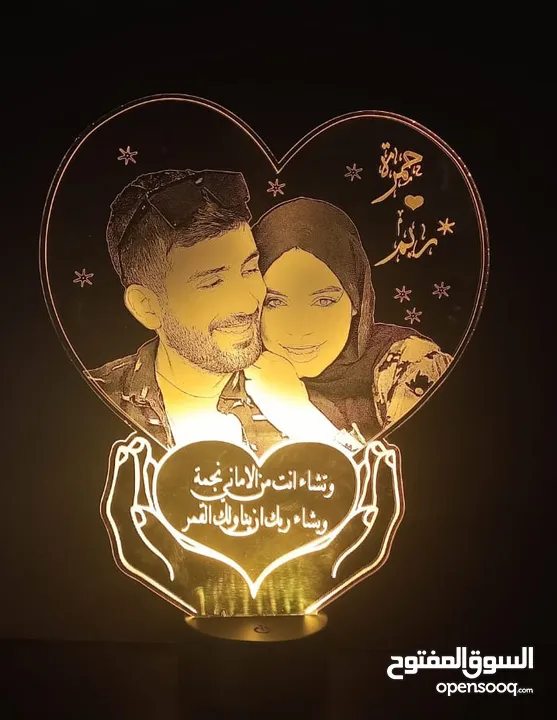 تفصيل هدايا مضيئة حسب الطلب