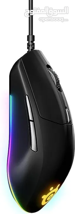 SteelSeries Rival 3 - Gaming Mouse - 8,500 CPI TrueMovE ماوس ستيل سيريس البراند الافضل كفالة سنة