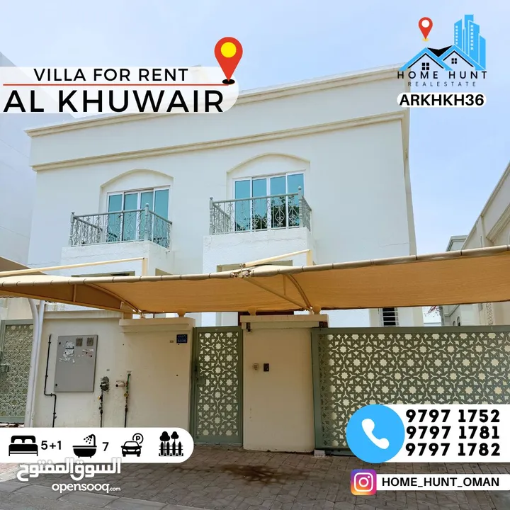 AL KHUWAIR  AFFORDABLE 5+1 BR VILLA