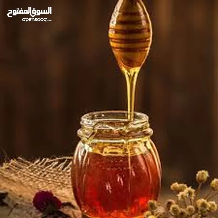 عسل طبيعي سدر و جبلي و حمضيات أو شمع العسل