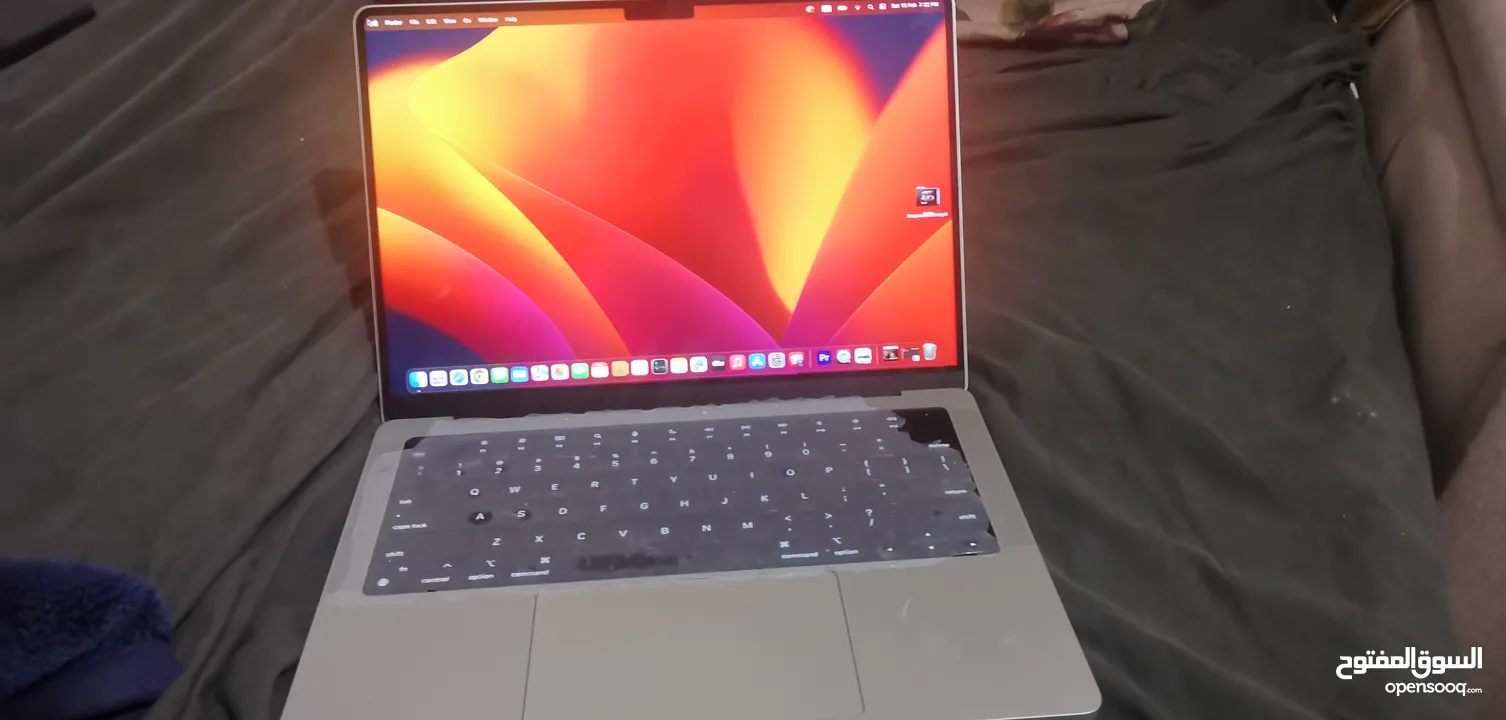 ماك بوك برو بشريحة m2 max اخو الجديد حالة كسر زيرو حرفيا macbook pro