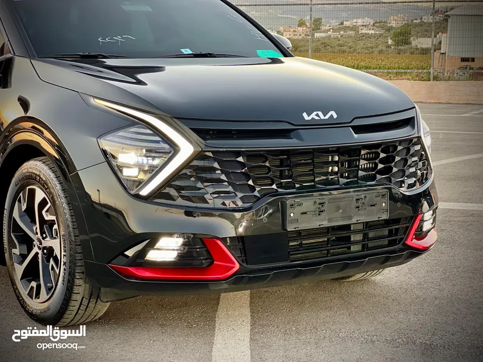 كايا سبورتاج  GT Line/2022 فل بدون فتحة سقف  2x4 ///240Hp بنزين + كهرباء  ( Haybrid) 1600cc