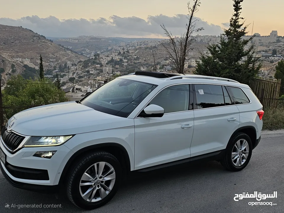 سكوديا كودياك 2018 فل، 4×4، ديزل 190حصان، فتحة بانوراما