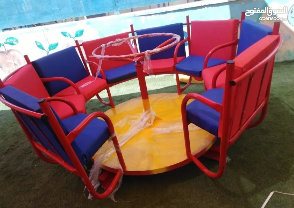 دويخة رباعية كراسي تنجيد.