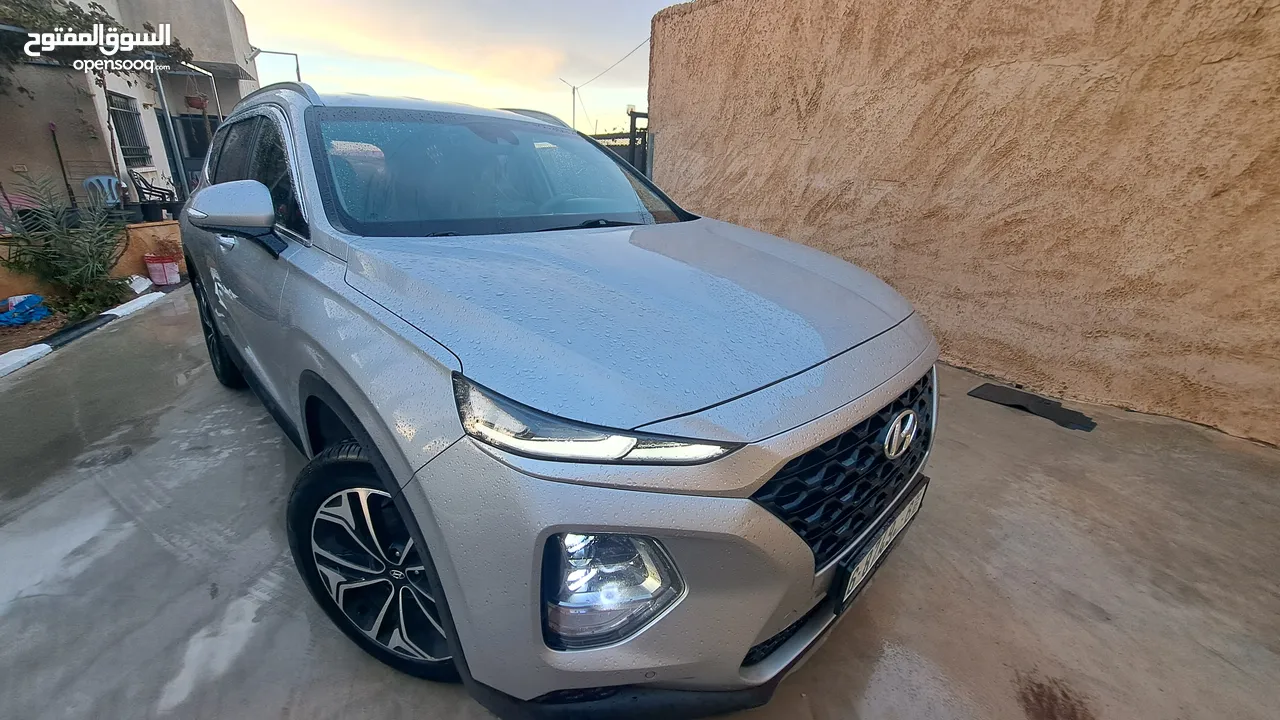 عررض مغرري عالكاش هونداي سنتافيه 2020 فل فل بدون فتحه 4×4 هوك مرخص يد اوولا