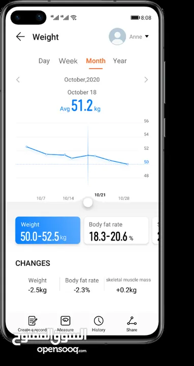 Huawei scale 3 ميزان هواوي الذكي