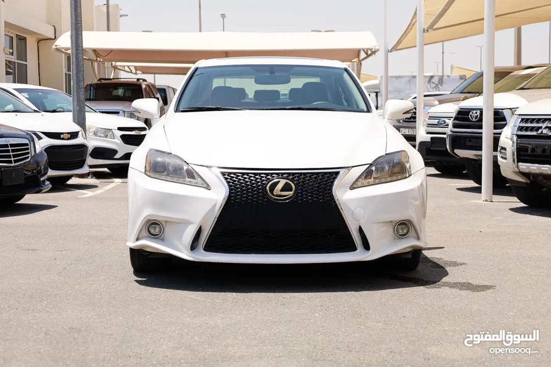 Lexus IS250 White 2012 Full Option