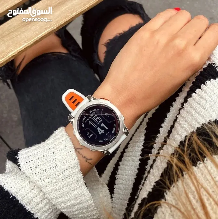 Garmin Epix Pro Gen 2 Sapphire 51 mm smartwatch ساعة جرمن الذكية ايبكس 2 برو سولر سفاير 51 مم